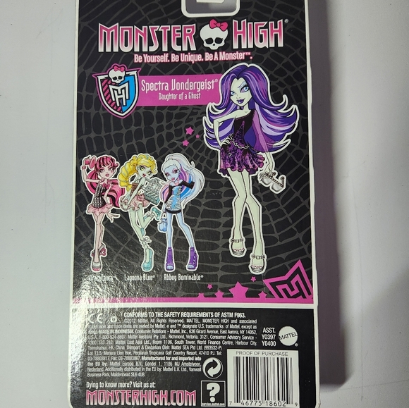 Monster High Spectra Vondergeist Doll Outfit, New in Box - Picture 2 of 2